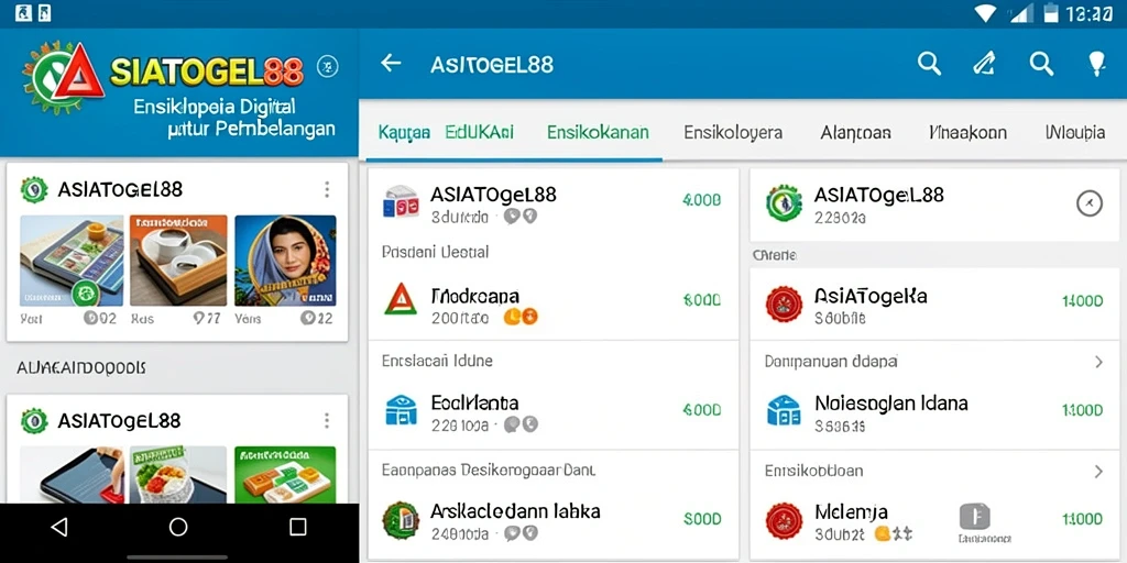 Tampilan antarmuka ASIATOGEL88 yang informatif dan menarik.