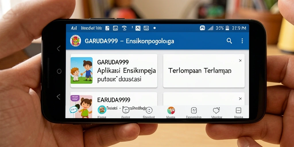 Tampilan antarmuka GARUDA999 dengan informasi yang mudah diakses.