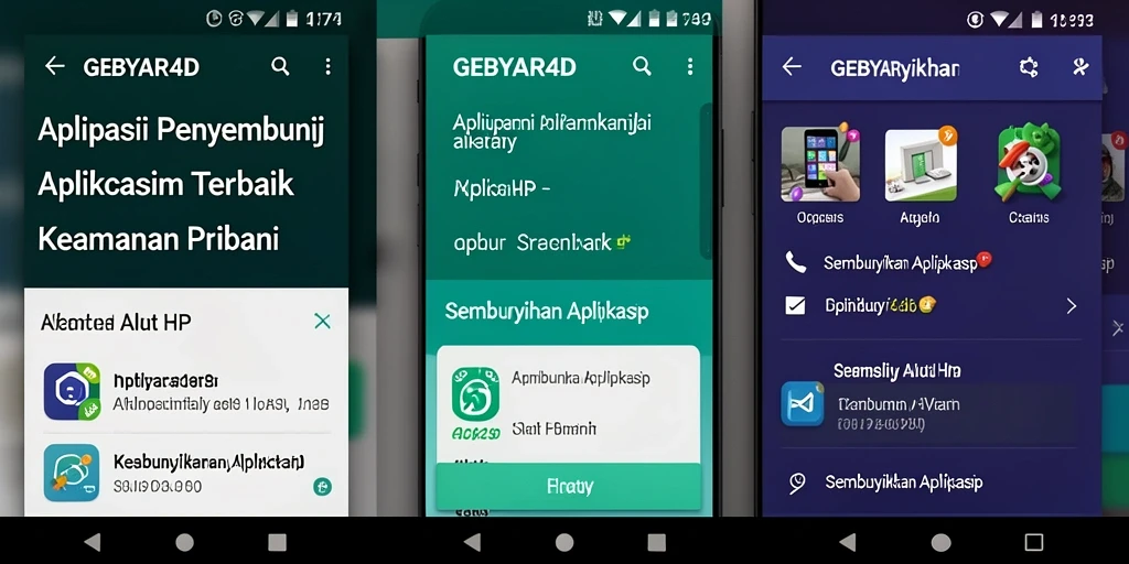 Tampilan antarmuka GEBYAR4D yang user-friendly dan fungsional.
