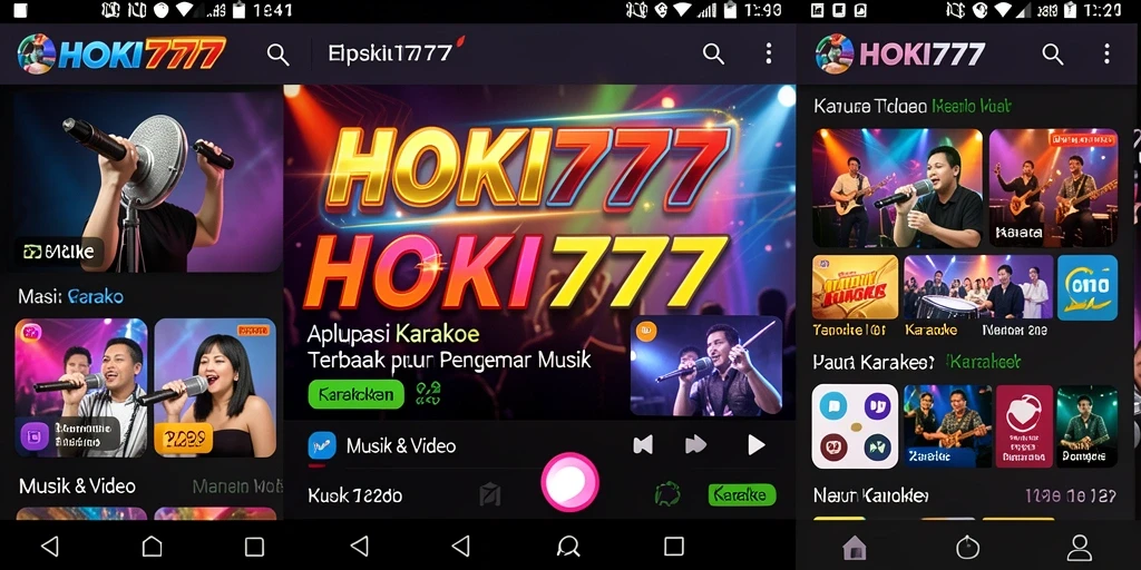 Antarmuka HOKI777 yang menarik untuk pengalaman karaoke terbaik.