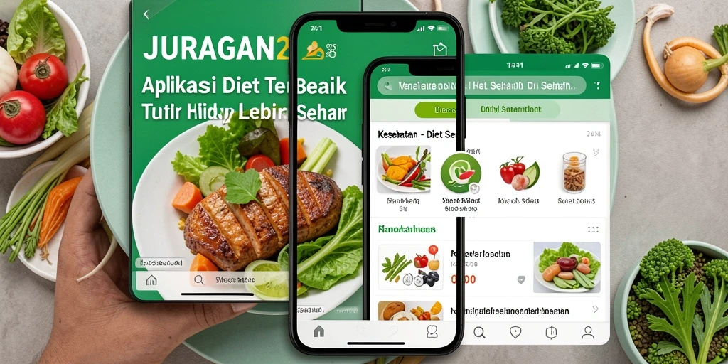 Antarmuka JURAGAN28 menampilkan fitur Diet Sehat yang intuitif.