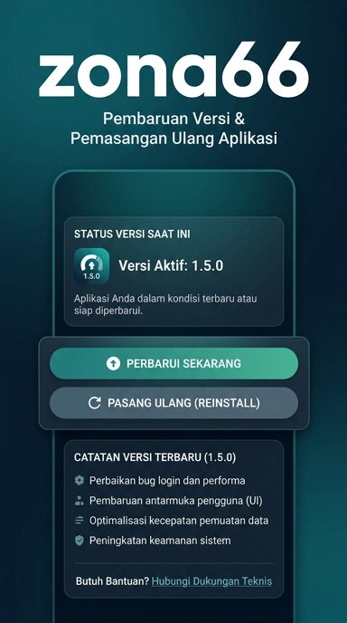 Riwayat Versi zona66 untuk Pengguna Android